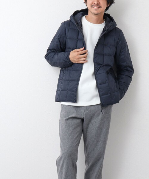 TAION（タイオン）の「【TAION/タイオン】別注クジラ ダウンジャケット 24AW（ダウンジャケット/コート・メンズ・オレンジ/ネイビー/オリーブ/ベージュ/ブラック/チャコールグレー・M/L/XL/XXL）」の12枚目の写真