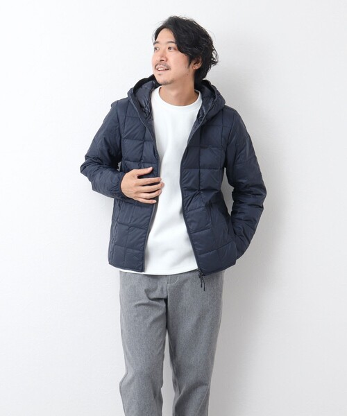 TAION（タイオン）の「【TAION/タイオン】別注クジラ ダウンジャケット 24AW（ダウンジャケット/コート・メンズ・オレンジ/ネイビー/オリーブ/ベージュ/ブラック/チャコールグレー・M/L/XL/XXL）」の13枚目の写真