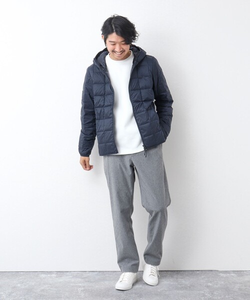 TAION（タイオン）の「【TAION/タイオン】別注クジラ ダウンジャケット 24AW（ダウンジャケット/コート・メンズ・オレンジ/ネイビー/オリーブ/ベージュ/ブラック/チャコールグレー・M/L/XL/XXL）」の14枚目の写真