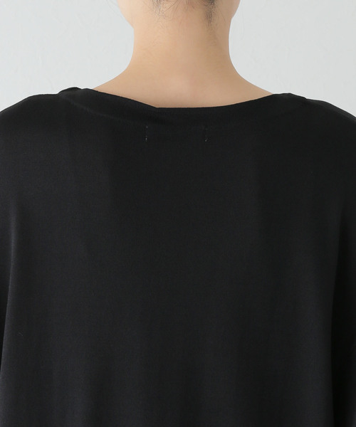 La TOTALITE（ラトータリテ）の「ドルマンスリーブプルオーバー（ニット/セーター・レディース・ブラック/ホワイト/ブルー・FREE）」の11枚目の写真