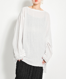 ASA/C BIO WASH PULLOVER 2:ブラウス