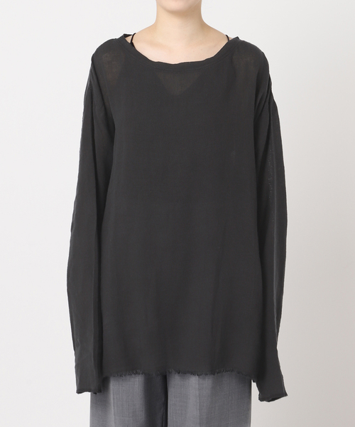 ASA/C BIO WASH PULLOVER 2：ブラウス（シャツ/ブラウス
