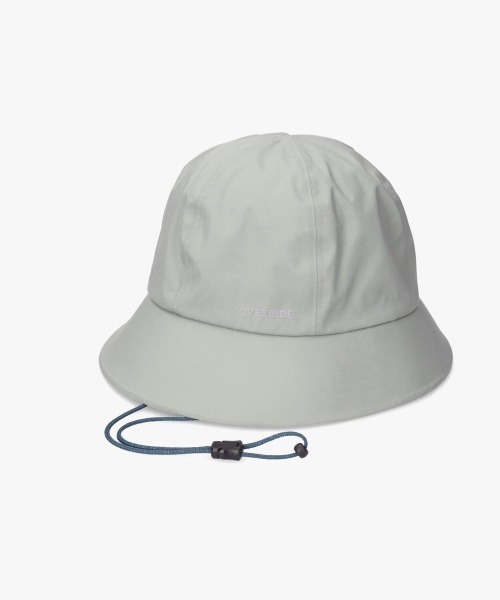OVERRIDE（オーバーライド）の「OVERRIDE  REN WEATHERPROOF HAT / オーバーライド（ハット・メンズ・グレー/ブラック/グリーン・59cm）」の2枚目の写真