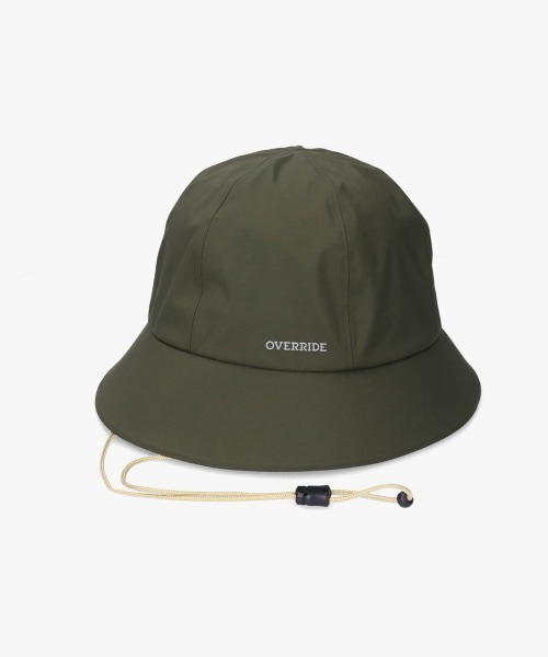OVERRIDE（オーバーライド）の「OVERRIDE  REN WEATHERPROOF HAT / オーバーライド（ハット・メンズ・グレー/ブラック/グリーン・59cm）」の15枚目の写真