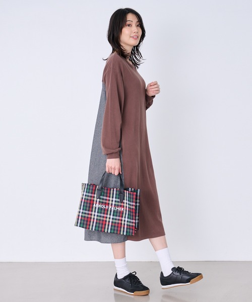 Arnold Palmer（アーノルドパーマー）の「2WAY シェア ラージトート（トートバッグ・レディース・ライトブルー/インディゴブルー/アイボリー/ブラック/グレイッシュベージュ/カーキ/ネイビー/ベージュ・F）」の7枚目の写真