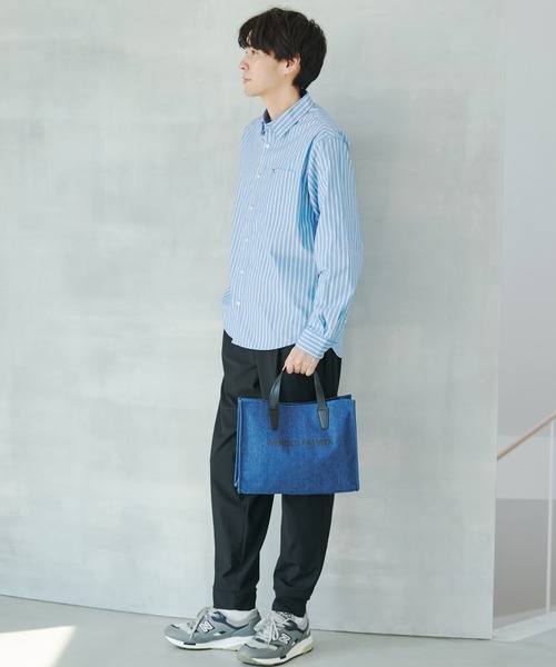 Arnold Palmer（アーノルドパーマー）の「2WAY シェア ラージトート（トートバッグ・レディース・ライトブルー/インディゴブルー/アイボリー/ブラック/グレイッシュベージュ/カーキ/ネイビー/ベージュ・F）」の13枚目の写真