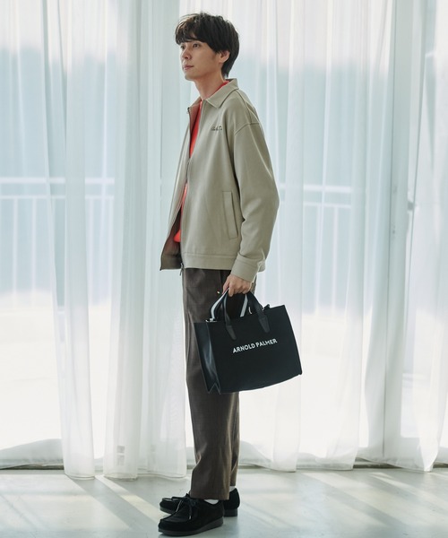 Arnold Palmer（アーノルドパーマー）の「2WAY シェア ラージトート（トートバッグ・レディース・ライトブルー/インディゴブルー/アイボリー/ブラック/グレイッシュベージュ/カーキ/ネイビー/ベージュ・F）」の11枚目の写真