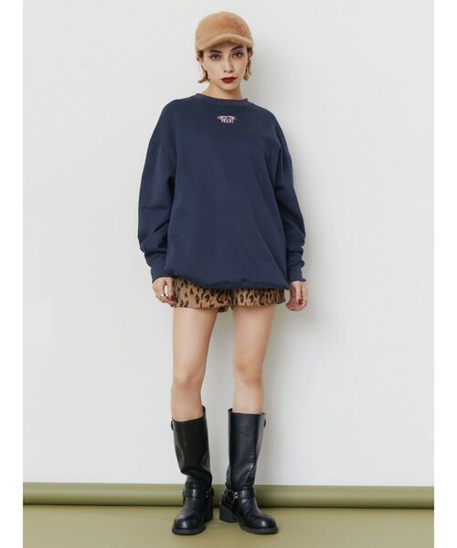 EVRIS(エヴリス)の「シャギーショートパンツ(その他パンツ・レディース・その他1/ブラック・MEDIUM/SMALL)」の4枚目の写真