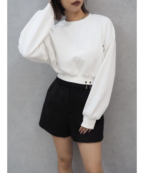 EVRIS(エヴリス)の「シャギーショートパンツ(その他パンツ・レディース・その他1/ブラック・MEDIUM/SMALL)」の21枚目の写真