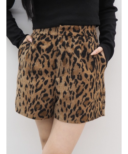 EVRIS(エヴリス)の「シャギーショートパンツ(その他パンツ・レディース・その他1/ブラック・MEDIUM/SMALL)」の2枚目の写真