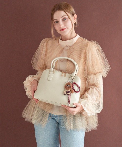 セール】Rename ラウンドファスナー 2way トート ハンドバッグ