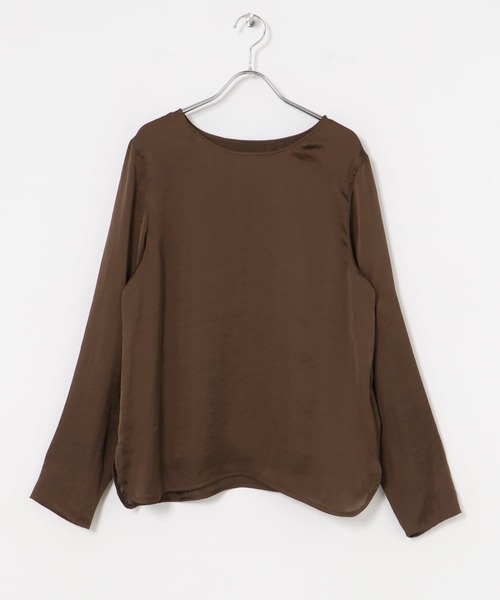 URBAN RESEARCH（アーバンリサーチ）の「ヴィンテージサテンブラウス（シャツ/ブラウス・レディース・ブラック/オフホワイト/ブラウン・FREE）」の17枚目の写真