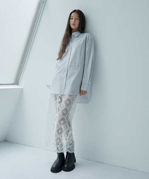 LE CIEL BLEU（ルシェルブルー）の「スリーブオープニングシャツ