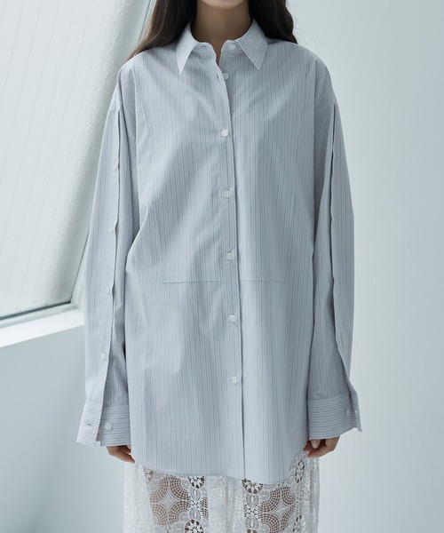 LE CIEL BLEU（ルシェルブルー）の「スリーブオープニングシャツ