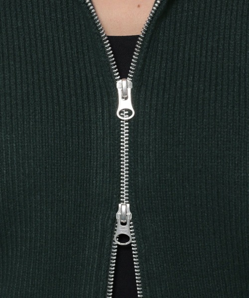 HARE（ハレ）の「ハイショクジップニットカーディガン(HARE)（カーディガン/ボレロ・レディース・グリーン/ブラック・FREE）」の18枚目の写真