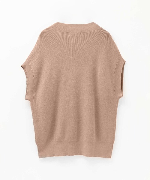 HusHusH（ハッシュアッシュ）の「HusHusH Vネックラメベスト（ベスト・レディース・ブラック/ブラウン系その他/グレイッシュベージュ・フリー）」の20枚目の写真