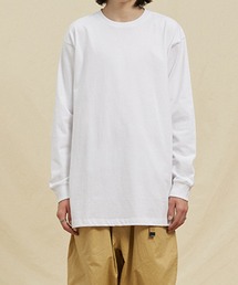 【TOBEE】オーバーサイズコットロンT クルーネック無地Tシャツ
