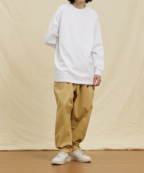 TOBEE(トゥビー)の「【TOBEE】オーバーサイズコットロンT クルーネック無地Tシャツ(Tシャツ/カットソー・メンズ・ネイビー/ホワイト/グレー/ブラック・MEDIUM/LARGE/X-LARGE)」の6枚目の写真