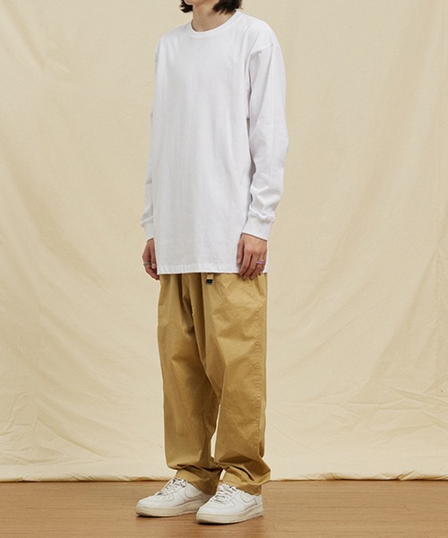 TOBEE(トゥビー)の「【TOBEE】オーバーサイズコットロンT クルーネック無地Tシャツ(Tシャツ/カットソー・メンズ・ネイビー/ホワイト/グレー/ブラック・MEDIUM/LARGE/X-LARGE)」の7枚目の写真
