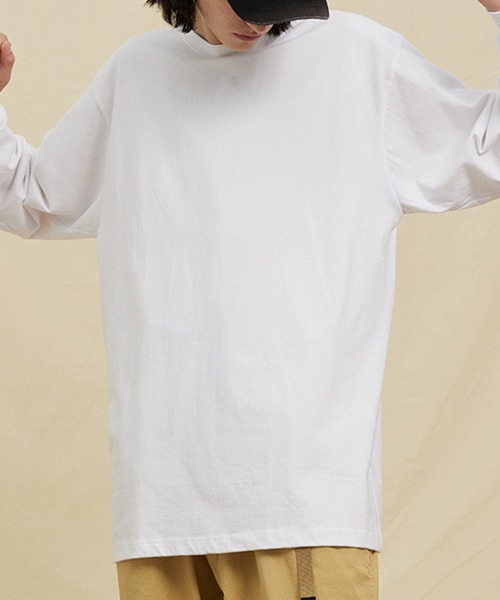 TOBEE(トゥビー)の「【TOBEE】オーバーサイズコットロンT クルーネック無地Tシャツ(Tシャツ/カットソー・メンズ・ネイビー/ホワイト/グレー/ブラック・MEDIUM/LARGE/X-LARGE)」の10枚目の写真