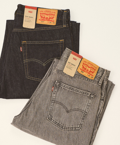 Levi's（リーバイス）の「Levi’s(リーバイス) 578 BAGGY（デニムパンツ・メンズ・チャコールグレー/ネイビー・30/32/34）」の5枚目の写真