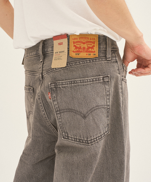Levi's（リーバイス）の「Levi’s(リーバイス) 578 BAGGY（デニムパンツ・メンズ・チャコールグレー/ネイビー・30/32/34）」の12枚目の写真