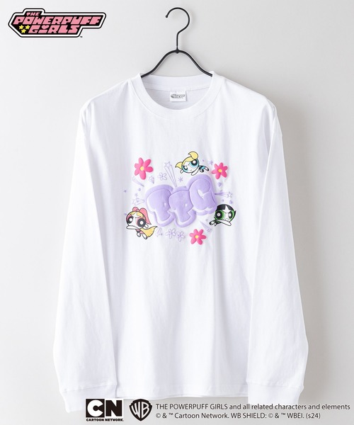 セール】【パワーパフ ガールズ】ロンT オリジナルデザイン