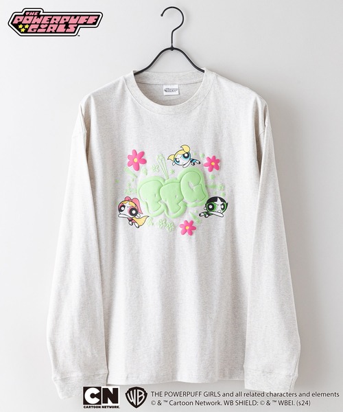 LB/S （エルビーエス）の「【パワーパフ ガールズ】ロンT オリジナルデザイン  ドロップショルダー ビッグシルエット ユニセックス（Tシャツ/カットソー・メンズ・チャコールグレー/ホワイト/オフホワイト・MEDIUM/SMALL/LARGE）」の12枚目の写真