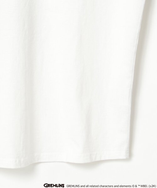VENCEEXCHANGE（ヴァンスエクスチェンジ）の「GREMLINS グレムリン ラグランロンTシャツ（Tシャツ/カットソー・メンズ・ホワイト/ライトグレー/ブラック・LL/M/L）」の11枚目の写真