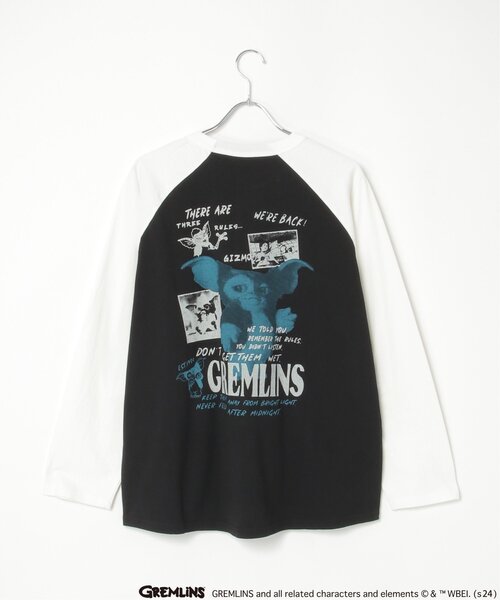 VENCEEXCHANGE（ヴァンスエクスチェンジ）の「GREMLINS グレムリン ラグランロンTシャツ（Tシャツ/カットソー・メンズ・ホワイト/ライトグレー/ブラック・LL/M/L）」の7枚目の写真