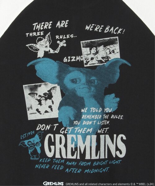 VENCEEXCHANGE（ヴァンスエクスチェンジ）の「GREMLINS グレムリン ラグランロンTシャツ（Tシャツ/カットソー・メンズ・ホワイト/ライトグレー/ブラック・LL/M/L）」の8枚目の写真
