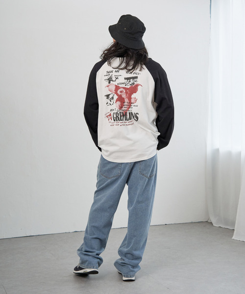 VENCEEXCHANGE（ヴァンスエクスチェンジ）の「GREMLINS グレムリン ラグランロンTシャツ（Tシャツ/カットソー・メンズ・ホワイト/ライトグレー/ブラック・LL/M/L）」の20枚目の写真