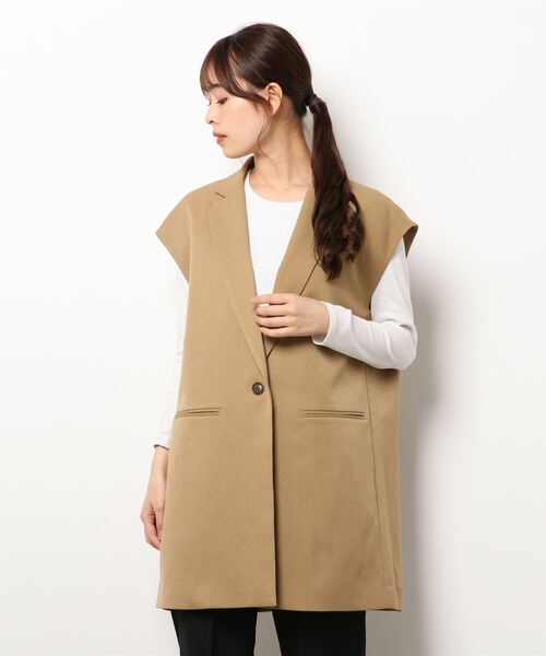 URBAN RESEARCH(アーバンリサーチ)の「ベスト(ベスト・レディース・ベージュ・FREE)」の2枚目の写真