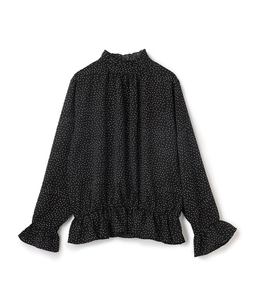 LE SOUK HOLIDAY(ルスークホリデー)の「ネックフリルブラウス(シャツ/ブラウス・レディース・オフホワイト/ブラック/ネイビー・L/M)」の12枚目の写真
