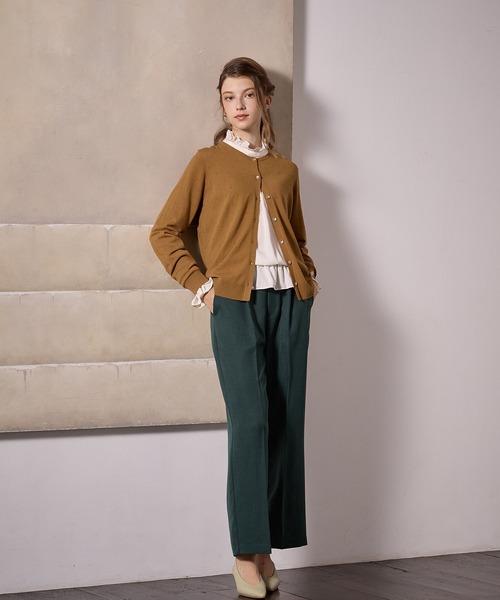 LE SOUK HOLIDAY(ルスークホリデー)の「ネックフリルブラウス(シャツ/ブラウス・レディース・オフホワイト/ブラック/ネイビー・L/M)」の14枚目の写真