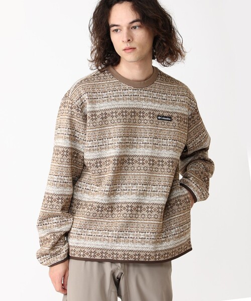 Columbia（コロンビア）の「Columbia／メンズ ラヴェルリッジクルー フリース／コロンビア（その他トップス・メンズ・ブラック/グレー/ネイビー/ブラウン/ベージュ/ブラック系その他・M/S/L/XL）」の5枚目の写真