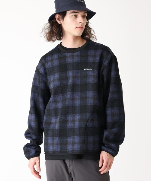 Columbia（コロンビア）の「Columbia／メンズ ラヴェルリッジクルー フリース／コロンビア（その他トップス・メンズ・ブラック/グレー/ネイビー/ブラウン/ベージュ/ブラック系その他・M/S/L/XL）」の2枚目の写真