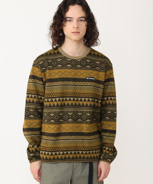 Columbia（コロンビア）の「Columbia／メンズ ラヴェルリッジクルー フリース／コロンビア（その他トップス・メンズ・ブラック/グレー/ネイビー/ブラウン/ベージュ/ブラック系その他・M/S/L/XL）」の4枚目の写真
