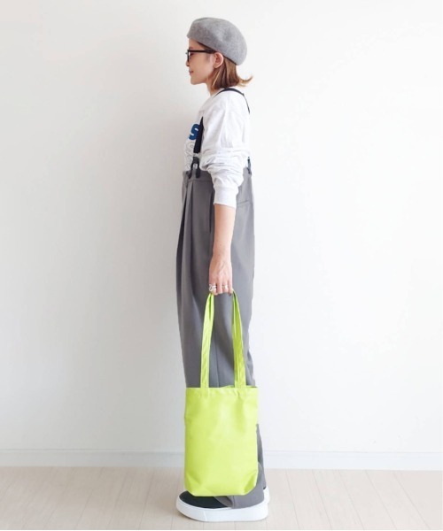 notch.（ノッチ）の「【notch.by yui】サスペンダーツキハイウェストパンツ（サロペット/オーバーオール・レディース・ブラック/グレー/ブラウン/ダークグレー・M/TM）」の7枚目の写真