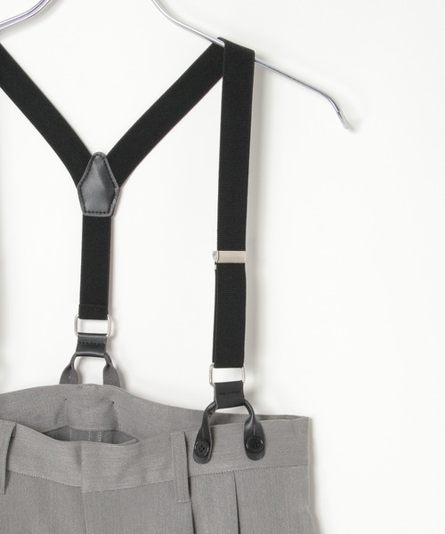 notch.（ノッチ）の「【notch.by yui】サスペンダーツキハイウェストパンツ（サロペット/オーバーオール・レディース・ブラック/グレー/ブラウン/ダークグレー・M/TM）」の11枚目の写真