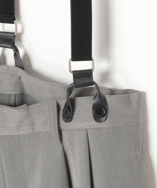 notch.（ノッチ）の「【notch.by yui】サスペンダーツキハイウェストパンツ（サロペット/オーバーオール・レディース・ブラック/グレー/ブラウン/ダークグレー・M/TM）」の12枚目の写真