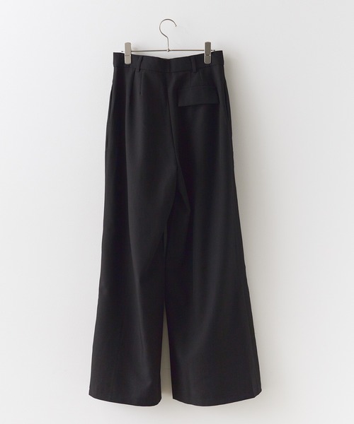 Chick（チック）の「Double Tuck Baggy Slacks / バギースラックス（スラックス・レディース・ブラック・FREE）」の9枚目の写真
