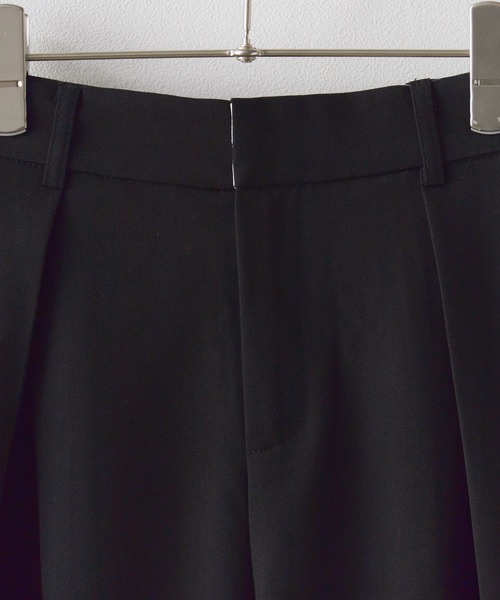 Chick（チック）の「Double Tuck Baggy Slacks / バギースラックス（スラックス・レディース・ブラック・FREE）」の10枚目の写真