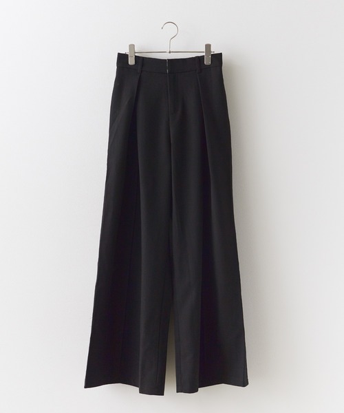 Chick（チック）の「Double Tuck Baggy Slacks / バギースラックス（スラックス・レディース・ブラック・FREE）」の8枚目の写真