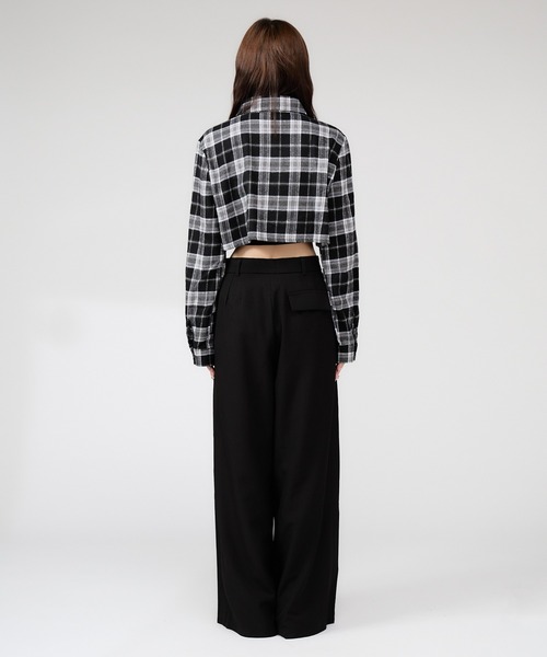 Chick（チック）の「Double Tuck Baggy Slacks / バギースラックス（スラックス・レディース・ブラック・FREE）」の16枚目の写真