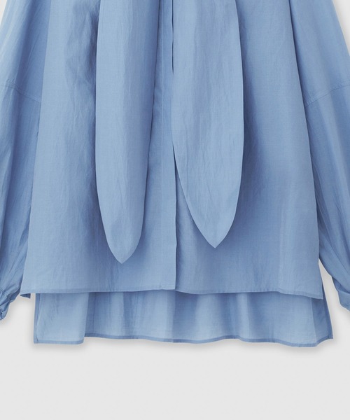 ROPE'（ロペ）の「ボウタイブラウス（シャツ/ブラウス・レディース・ホワイト/ブラック/ブルー・FREE）」の9枚目の写真