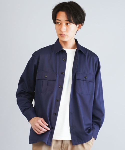 jiggys shop(ジギーズショップ)の「長袖サファリシャツ(シャツ/ブラウス・メンズ・チャコールグレー/ブラック/ネイビー/ライトグレー・MEDIUM/LARGE/X-LARGE)」の20枚目の写真