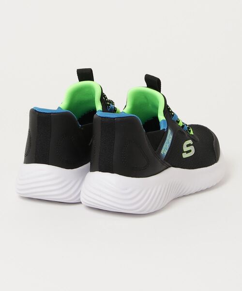 SKECHERS（スケッチャーズ）の「SKECHERS スケッチャーズ スリップインズ BOUNDER BRISK BURS バウンダーブリスクバース 403822（スニーカー・キッズ・ブラック系その他/ネイビー系・19.0cm/20.0cm/21.0cm/22.0cm/23.0cm/17.0cm/18.0cm）」の3枚目の写真