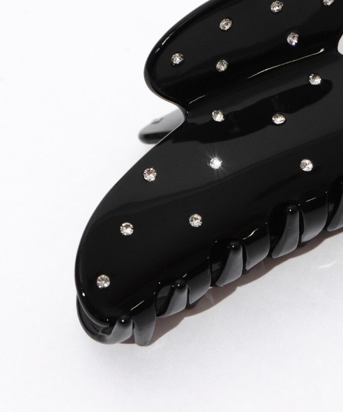 flower（フラワー）の「ビジュースタッズクリップ（バレッタ/ヘアクリップ・レディース・アイボリー/ブラック・FREE）」の7枚目の写真