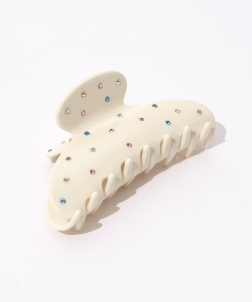 flower（フラワー）の「ビジュースタッズクリップ（バレッタ/ヘアクリップ・レディース・アイボリー/ブラック・FREE）」の20枚目の写真